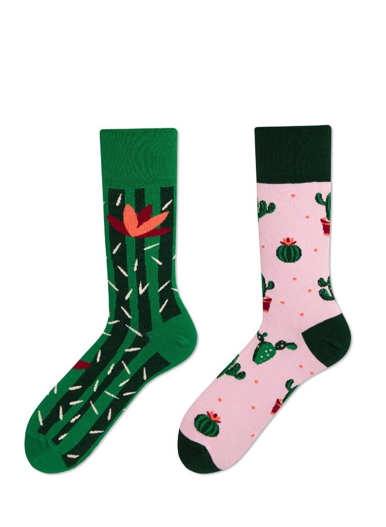 SYNSYB Colorful Novelty Dress Socks - One Size Fits Most, Funny & Funky Patterned Crew Socks for Men & Women - Image 4