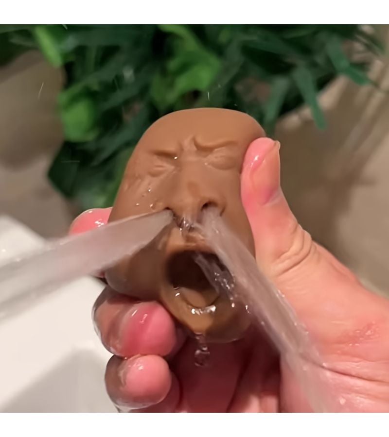 2pc Yawning Tea Pet Funny Water Spray Squeeze Toy Prank Gift for Office Jokers - Image 2