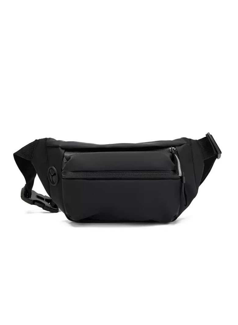 Large Crossbody Fanny Pack for Women Men Belt Bag With 3-Zipper Pockets for Travel Running Hiking Workout Dog Walking Outdoors Sport Fishing Waist Pack Bag - Image 1