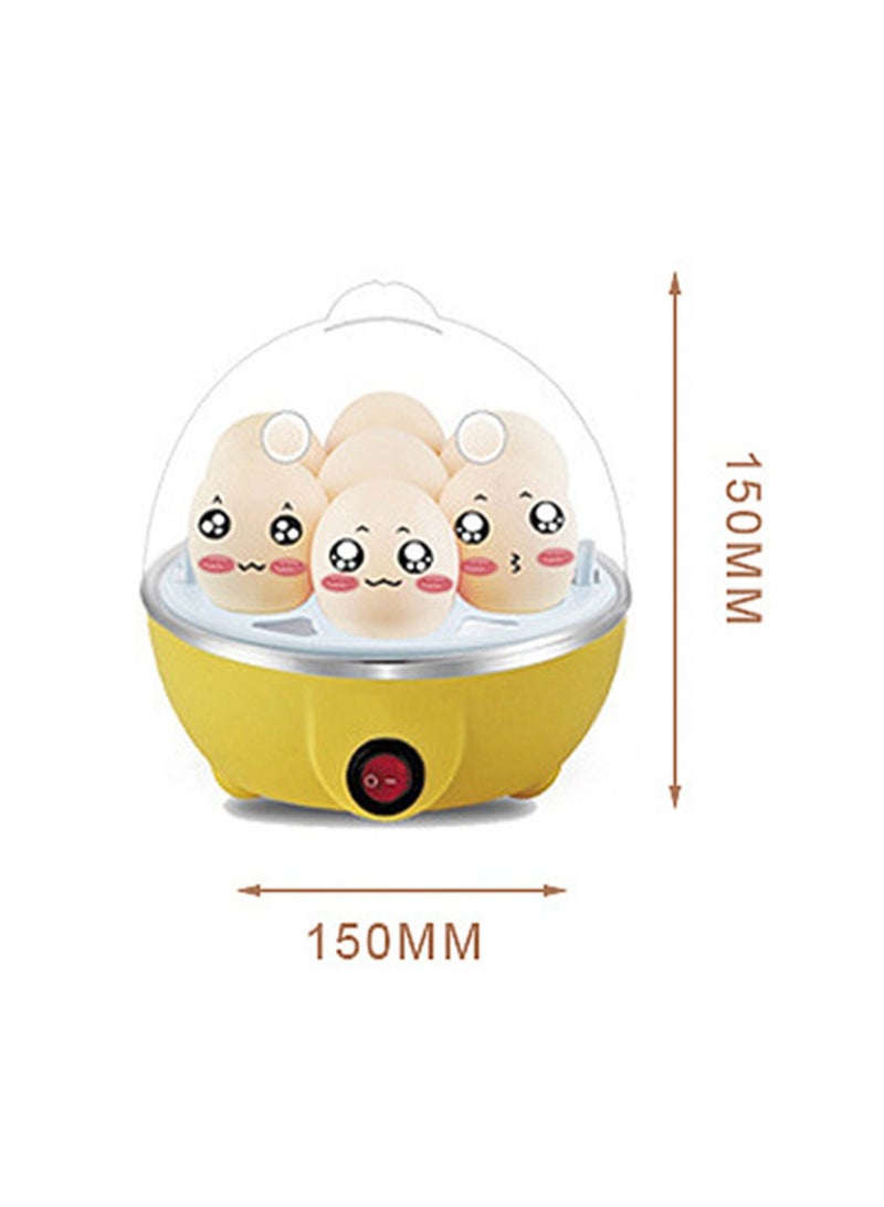 High Temperature Resistant Fast Egg Cooker, Automatic Power Off Electric Egg Cooker, Anti-Dry Burning Egg Cooker, Pp Material With Heating Plate, Suitable For Hard Boiled Eggs (Blue Single Layer)  - Image 5