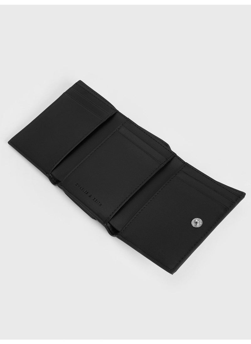 Charles & Keith CHARLES & KEITH Nasrin Geometric Wallet for Women - Black  - Image 5