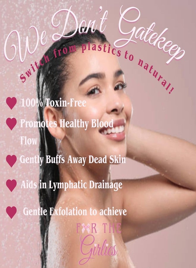 CraftsOfEgypt Natural Loofah Exfoliating Body Scrubber for Women Made with Natural Egyptian Loofa Sponge, Bath Shower Luffa lufa for face and Body. exfoliator Scrub Pads - Image 5