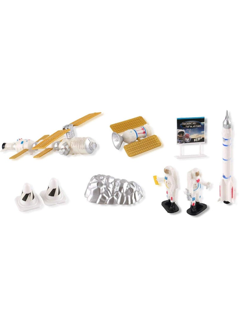 PowerTRC PowerTRC Diecast Space Shuttle Toy for Kids Rocket Ship Pretend Play Toys Astronaut Planet Exploration Space Station Play Set Science Toy for Kids Boys Girls Ages 3 4 5 6 7 8 9 Years Old Fun Gift  - Image 3
