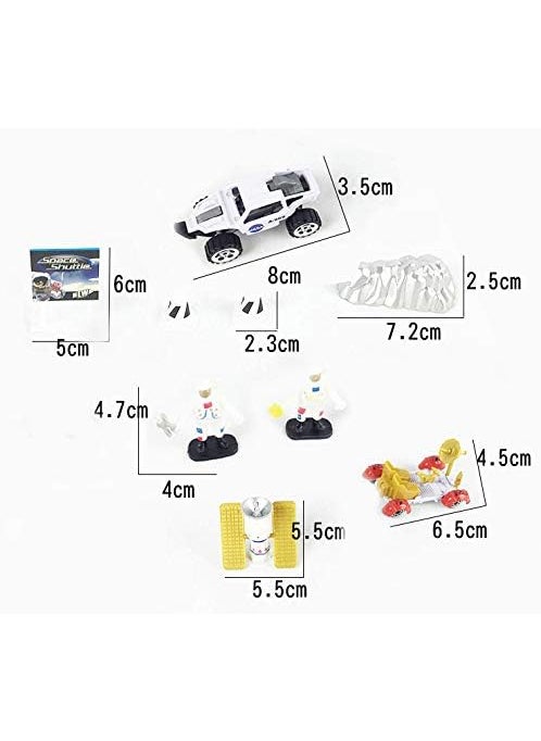 PowerTRC PowerTRC Diecast Space Shuttle Toy for Kids Rocket Ship Pretend Play Toys Astronaut Planet Exploration Space Station Play Set Science Toy for Kids Boys Girls Ages 3 4 5 6 7 8 9 Years Old Fun Gift  - Image 5