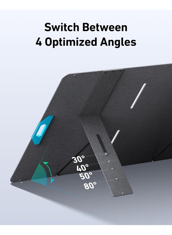 Anker SOLIX PS400 Solar Panel with Adjustable Kickstand, 400W Foldable Portable Solar Charger, IP67 Waterproof, Smart Sunlight Alignment, for Camping, RVs, and Blackouts - Image 3