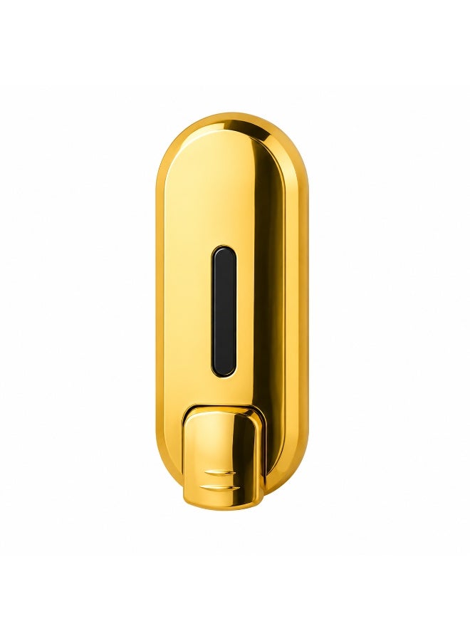 Modern Manual Liquid Soap Dispenser – 1000ml Capacity, Easy to Use (Gold) - Image 1