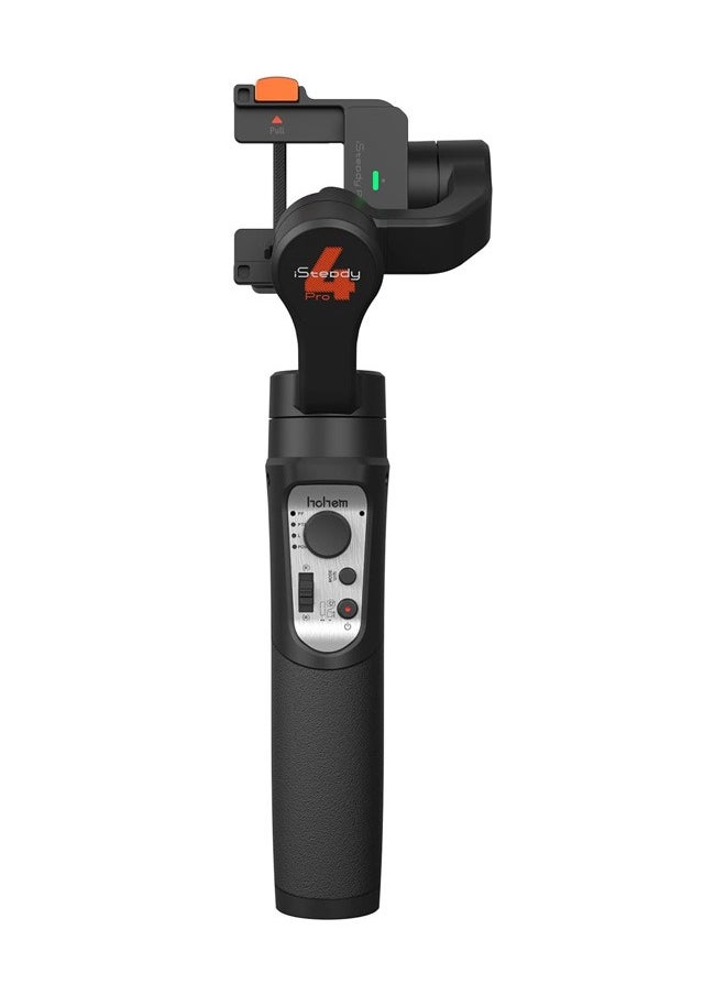 hohem iSteady Pro 4 3-Axis Gimbal Stabilizer for Gopro Hero 12/11/10/9/8/7/6,Handheld Tripod Mount Compatible with DJI OSMO Action,Insta360 ONE R,Support Anti-Shake Wireless Control,IPX4 Splash Proof
