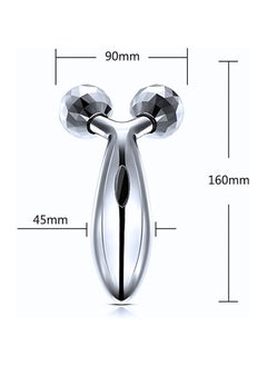 SOLARAE 3D Massager Roller Rotate Silver Thin Face Full Body Shape Lifting Wrinkle Remover Facial Massage Relaxation Tool for Men and Women  - Image 5