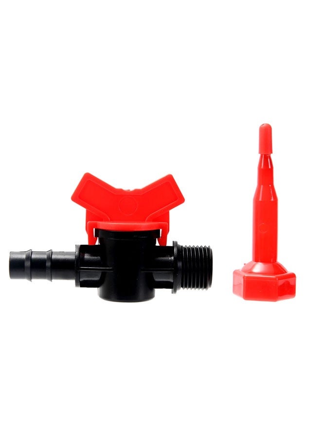 لوازم صنبور جالون وصمام إغلاق لي الري بالتنقيط - صمام تحكم في تدفق الماء للحدائق والبيوت المحمية وأنابيب الري الدقيقة والزراعة الصغيرة - Image 2
