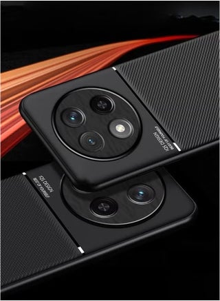 Protective Case Cover For Honor x9c 5G Black High end Business with Magnetic and Protector Anti-Scratch Shockproof Phone Accessory - view 3