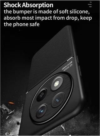 Protective Case Cover For Honor x9c 5G Black High end Business with Magnetic and Protector Anti-Scratch Shockproof Phone Accessory - view 5