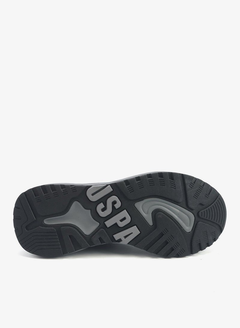 U.S. Polo Assn. Men's Black Low-Top Sneakers - Lightweight Shoes Timeless Lace-Up Style - Image 4