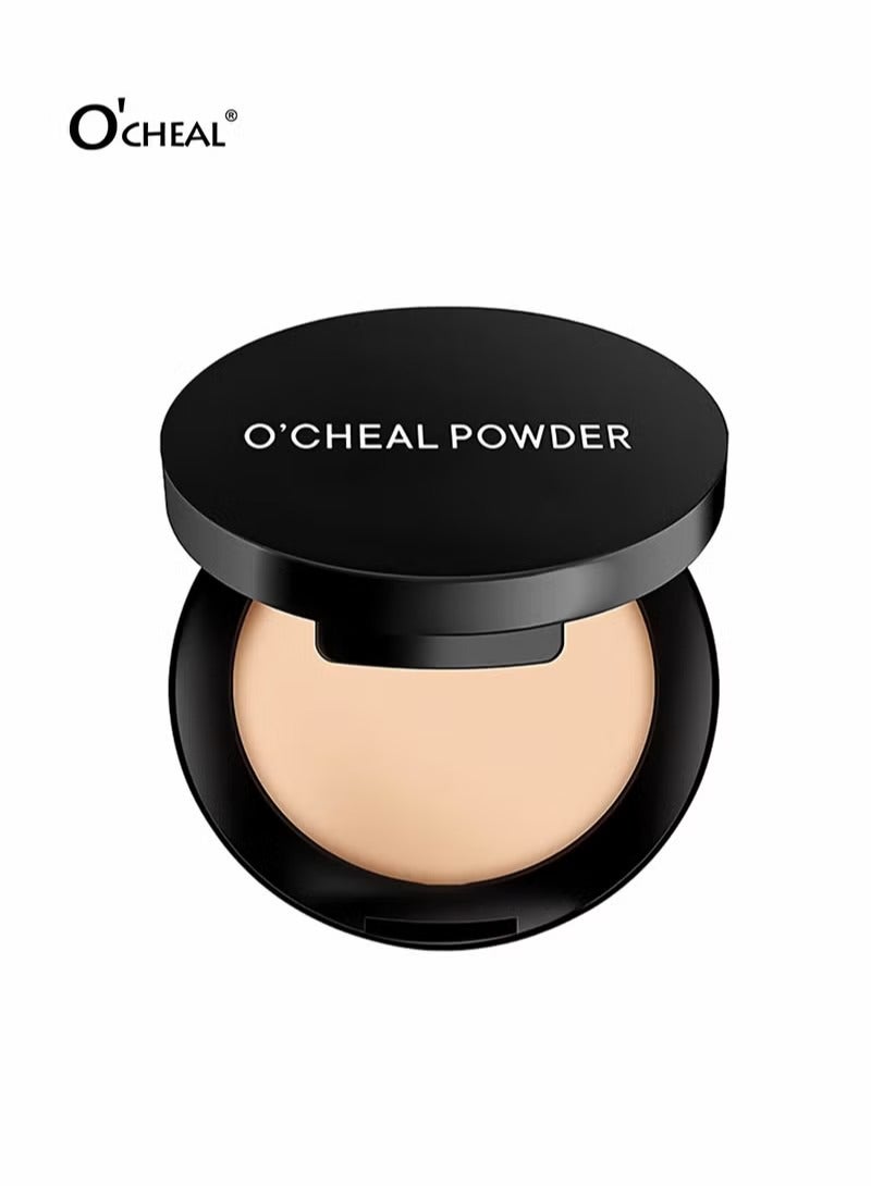 اوكيل ضغط الحجاب المعدني إعداد مسحوق، Comapct مسحوق الوجه ماكياج الجوارب المواد للنساء، ماتي، خفيفة الوزن، التنفس، صيغة نباتية، كريمية طبيعية - 8g - Image 1