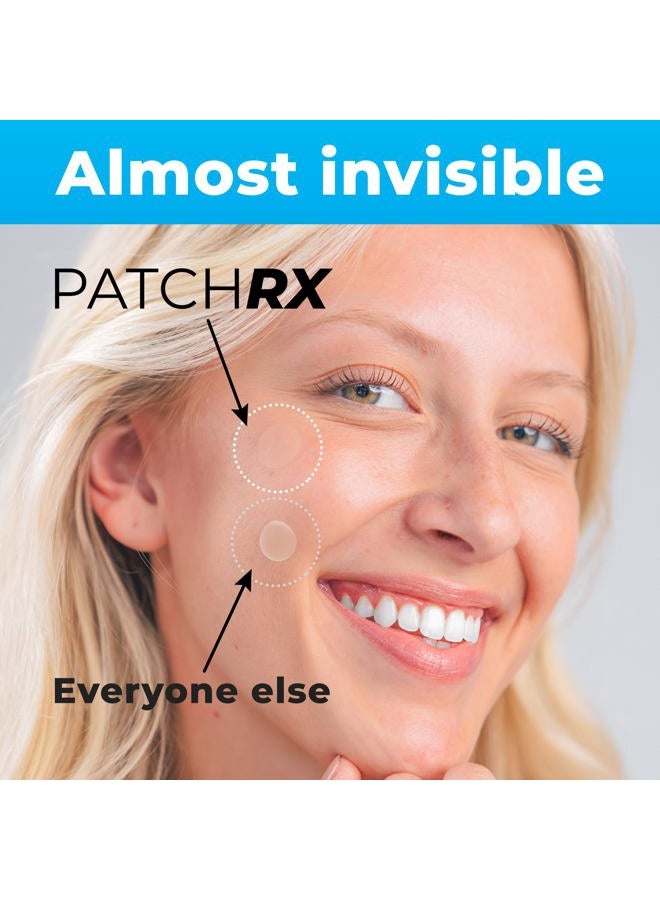 PatchRx Pimple Patches for Face (120 Patches), Hydrocolloid Acne Patches with Tea Tree Oil, Pimple Patch Pimple Stickers - Hydrocolloid Patch Acne Dots - Acne Pimple Patches For Face - Zit Patches - Image 2