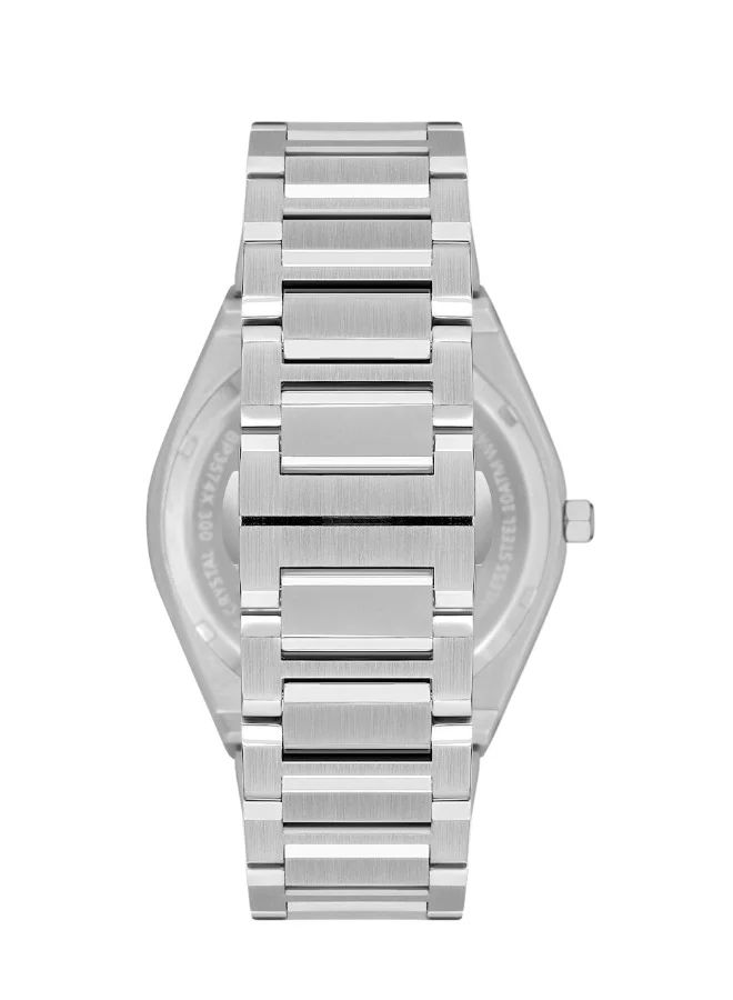 BEVERLY HILLS POLO CLUB Beverly Hills Polo Club BP3574X.380 Men Automatic Display Watch & Metal Strap Silver