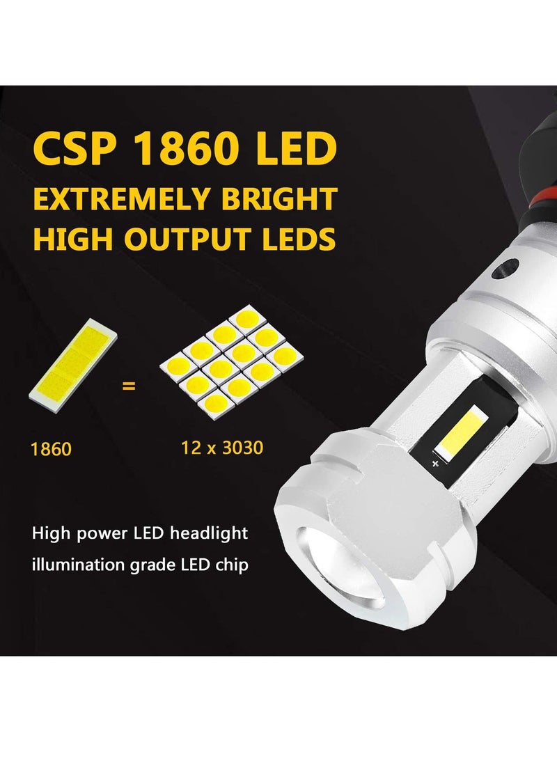 Generic - 3800 Lumens 9006 LED Fog Light Bulbs Super Bright CSP HB4 LED Bulb Replacement for Car Truck, 6000K Xenon White - Image 1