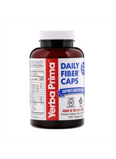 Daily Fiber Caps - 180 Capsules, (Pack of 2) - Soluble & Insoluble Fiber Supplement - Colon Cleanse - Vegan, Non-GMO, Gluten-Free - pzsku/Z336C4B1FD10131688ED5Z/45/_/1681400409/7ac087ba-7982-4a3d-92be-f83a87a282e1