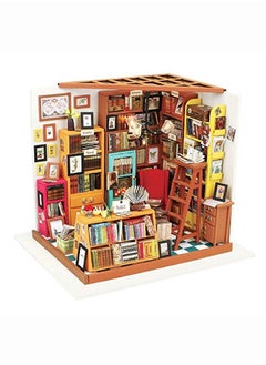 Rolife Miniature Dollhousediy Wooden House Kit3D House Puzzle Modelcreative Room Decorations With Furniturebest Birthday Gift (Sam'S Study)  - Image 1