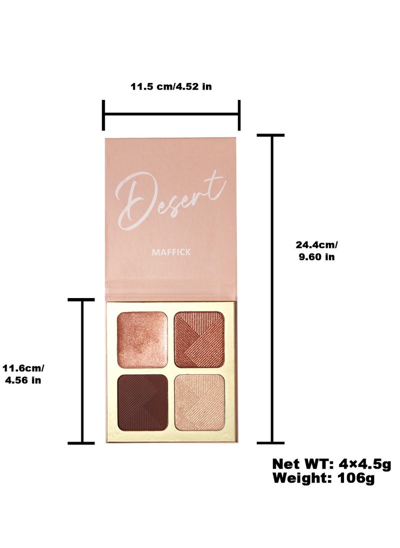maffick - Maffick Highlight and Contour Palette: Nose, Face & Eye Shadow Compact for Sculpting, Illuminating, and Beautifying the Skin Tone - Image 1