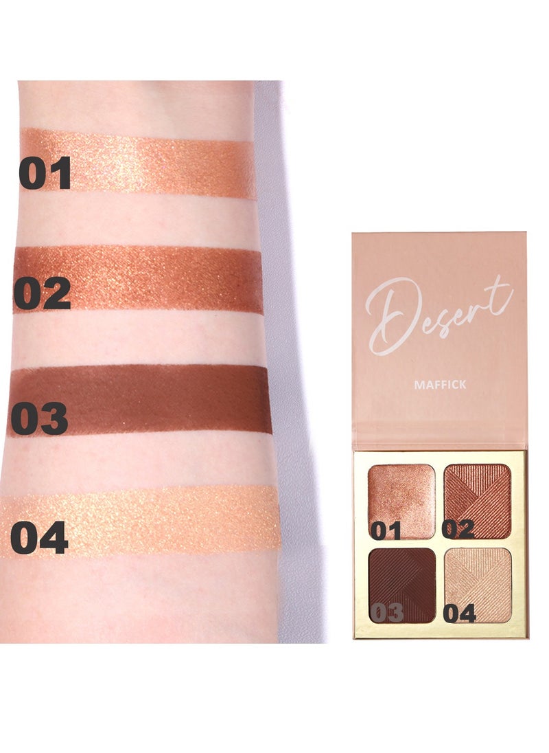 maffick - Maffick Highlight and Contour Palette: Nose, Face & Eye Shadow Compact for Sculpting, Illuminating, and Beautifying the Skin Tone - Image 1
