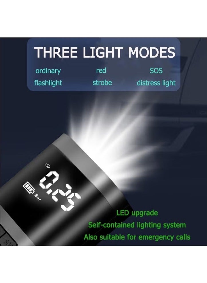 RUIYADA Air Compressor Tire Inflator Pump Car Portable, 150 PSI Fast Inflation with LCD Dual Screen, [Cordless & Strong Power] Electric Tire Pump for Car Tire For Car, Bicycle, Motorcycles, Ball - Image 5