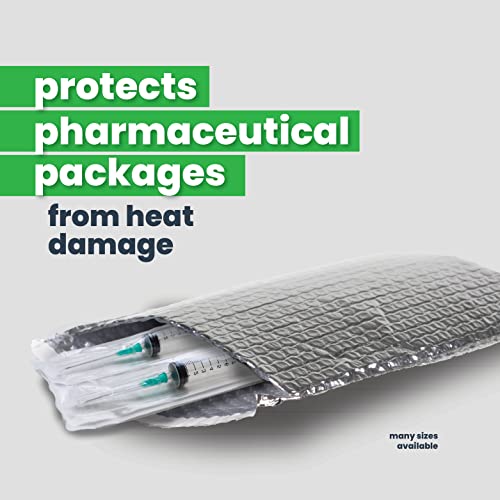 EcoFoil Thermal Insulated Bubble Mailer 6" x 6.5" - 10-Pack - Heat-Protective & Lightweight Bubble Mailer, Protects Temperature-Sensitive Contents, Food Grade Shipping Material - Image 3