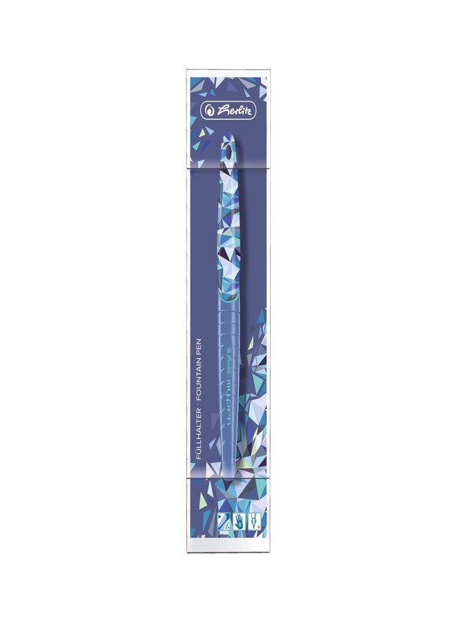 Herlitz my.pen Motif Wild Blue Fountain Pen (M) 50027248 - Image 3