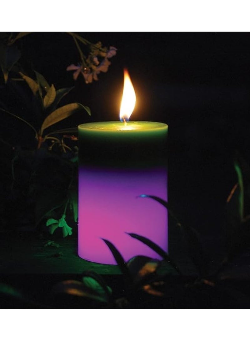 STV Zero In Citronella Color Change Pillar Candle - Image 2