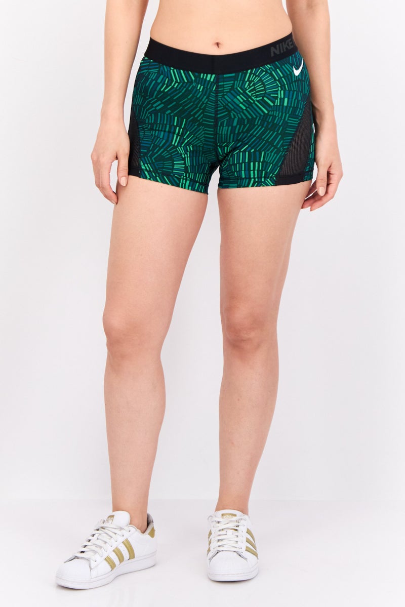 Nike شورتات رياضية نسائية للياقة البدنية، متعددة الألوان - Image 1
