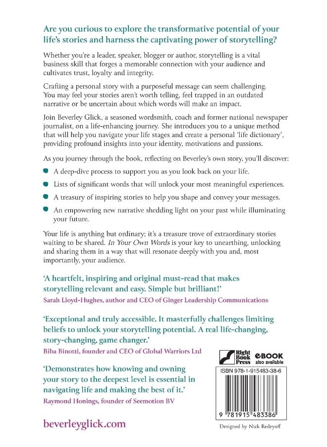 In Your Own Words: Unlock the power of your life stories to influence, inspire and build trust - Image 2