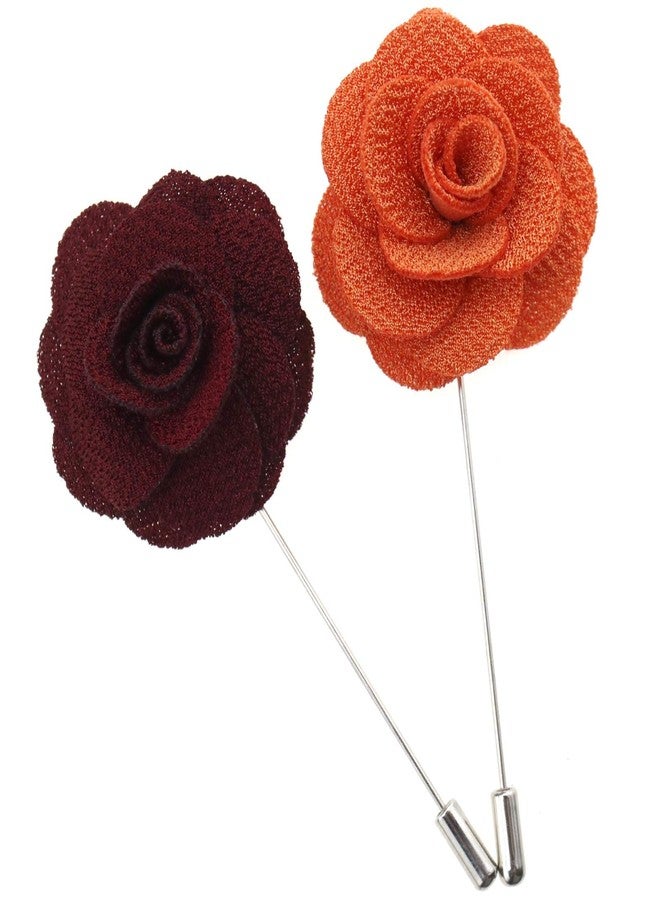 SING F LTD 18 Pieces Men Boutonniere Lapel Pin Rose Flower Assorted with Gift Box Wedding Party - Image 3