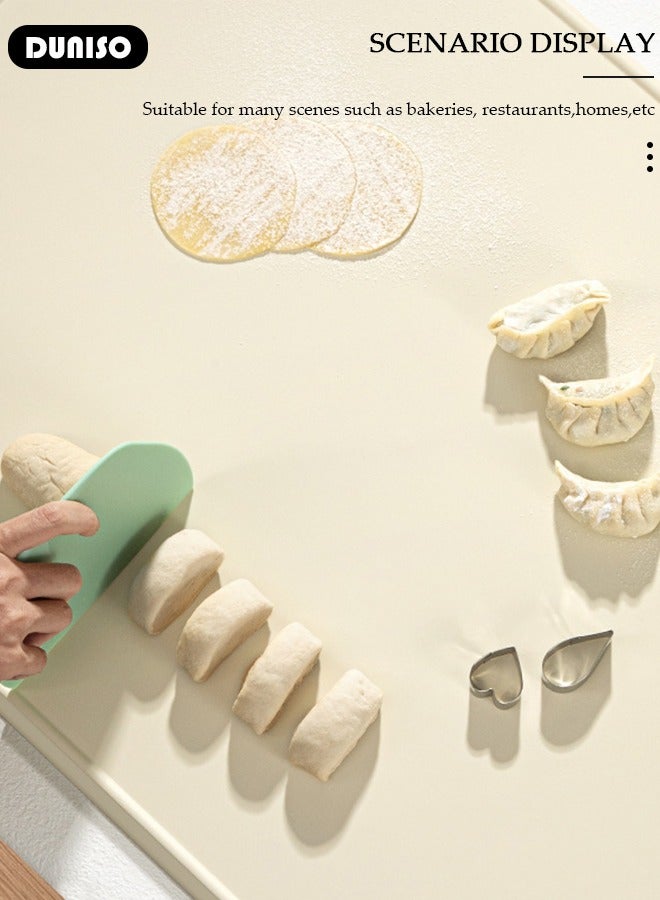 DUNISO Silicone Baking Mat for Rolling Dough, Large Silicone Dough Mat, Non Slip Waterproof Silicone Pastry Mat, Reusable Non Stick Baking Mat for Cookies, Bread, Pizza, Fondant - Image 3