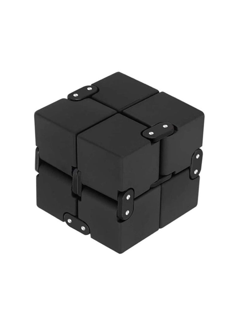 Cool Baby Magic Folding Cube Puzzles Infinity Fidget Stress Relief Toy Black - Image 1