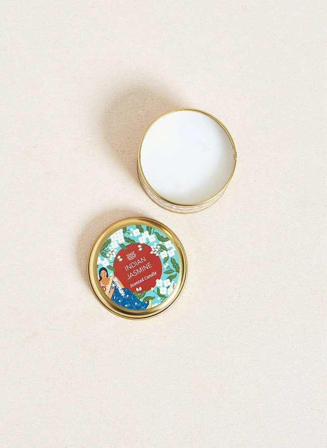 Chumbak Indian Jasmine Candle Tin