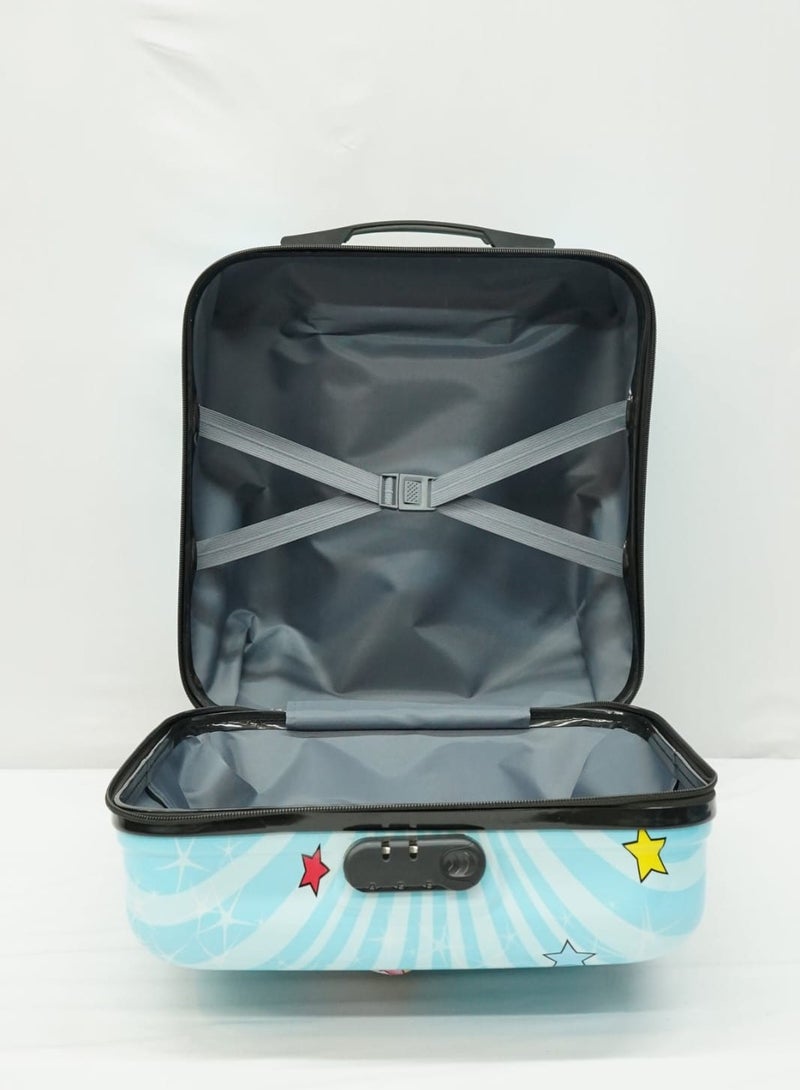 HASSM 17-Inch Cartoon Printed Suitcase  - Image 3