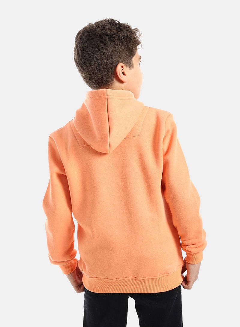 Andora Orange Sweatshirt Long Sleeves Printed pattern - Image 3