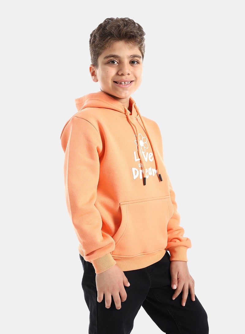 Andora Orange Sweatshirt Long Sleeves Printed pattern - Image 2