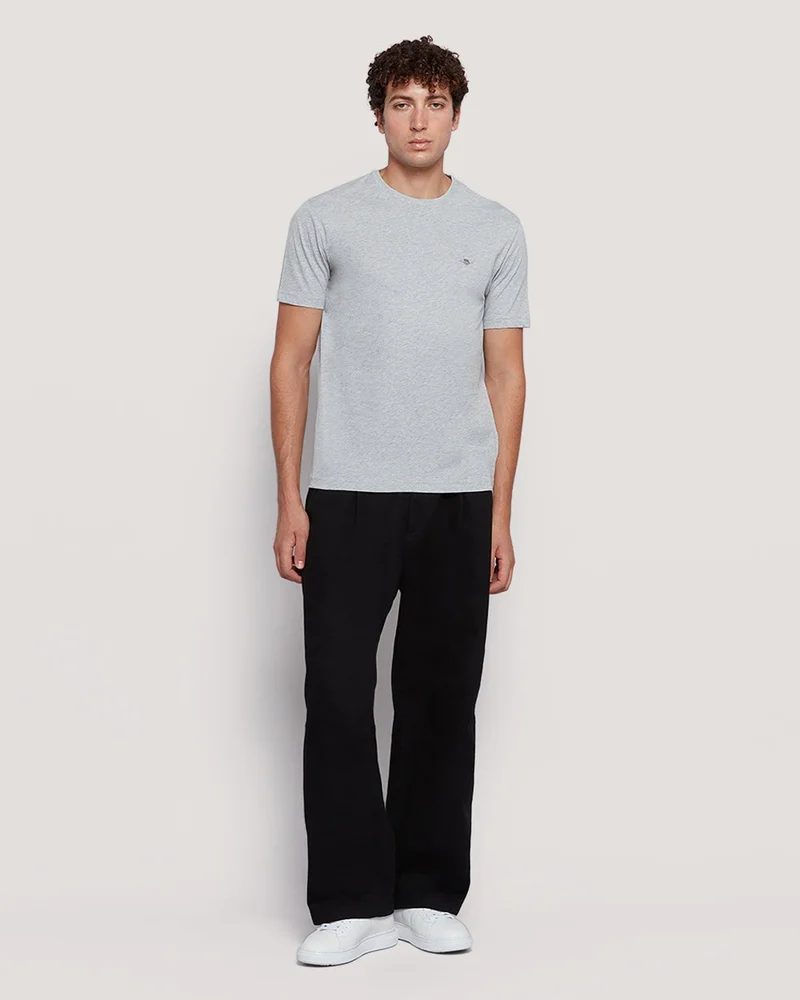 GANT  Gant Men’S Short Sleeve Cotton T-Shirt With Shield Logo for Men | Best Price UAE