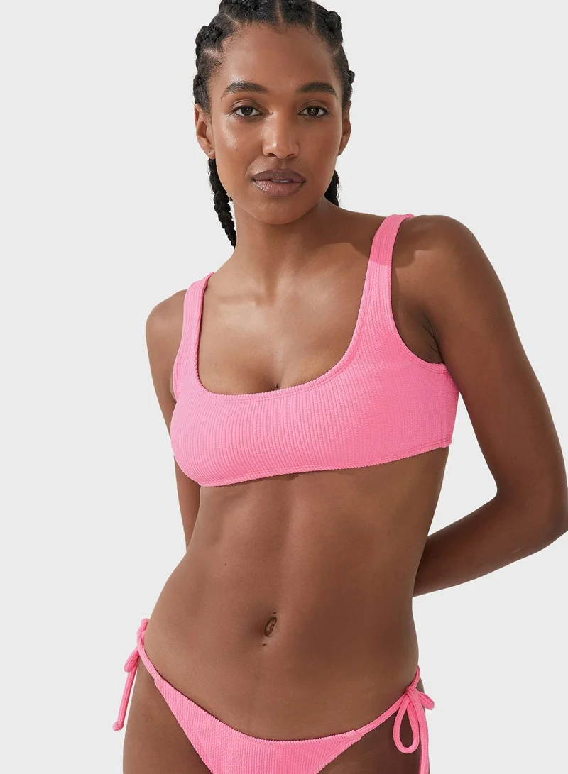 Cotton On Body Scoop Neck Bikini Top