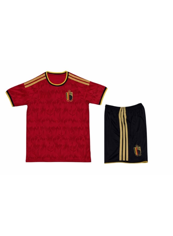 Toyland Men’s Belgium 2026 World Cup Home Jersey Kit – Football Shirt & Shorts Set - Image 2