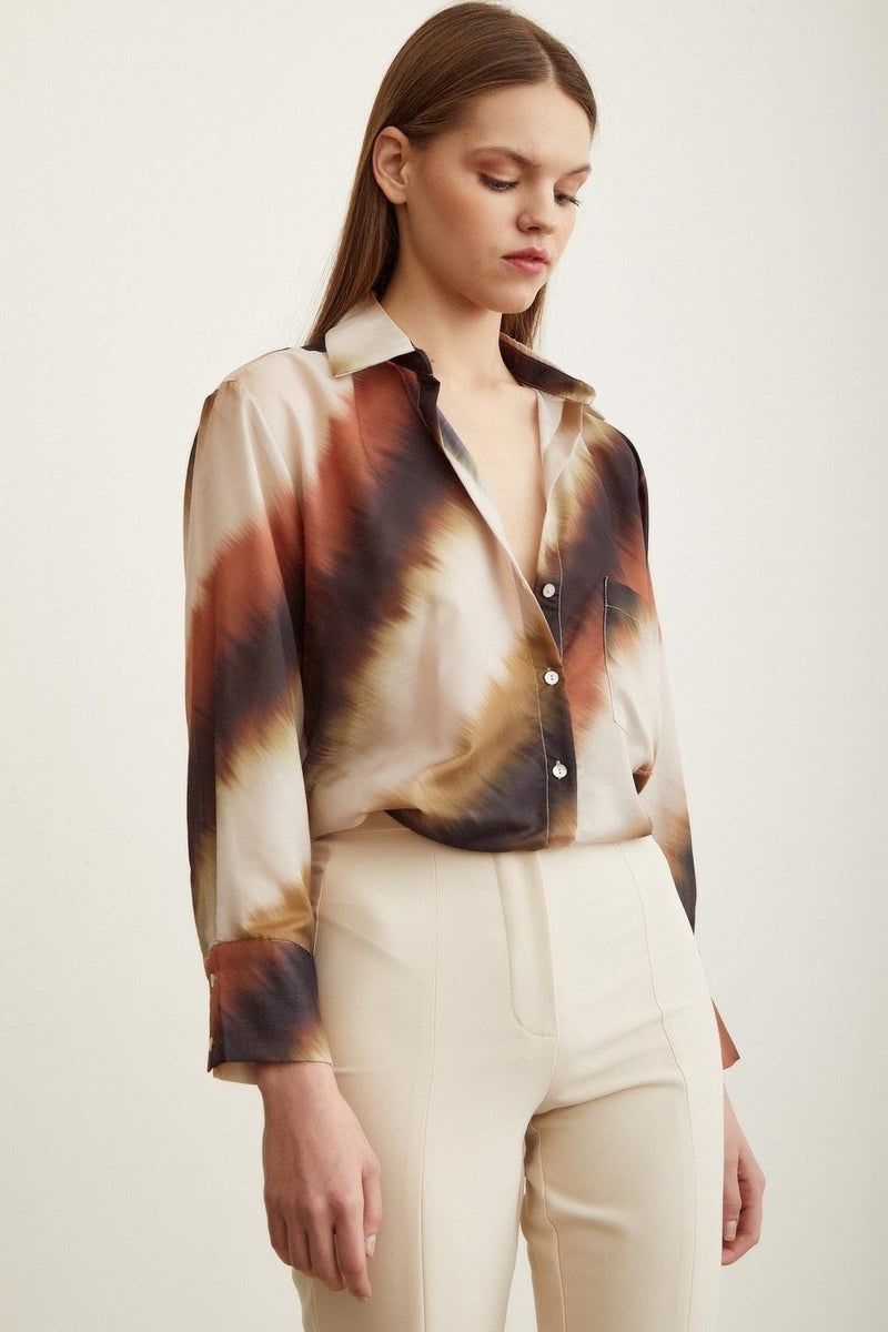 Never More Patterned Pocket Shirt - Image 3