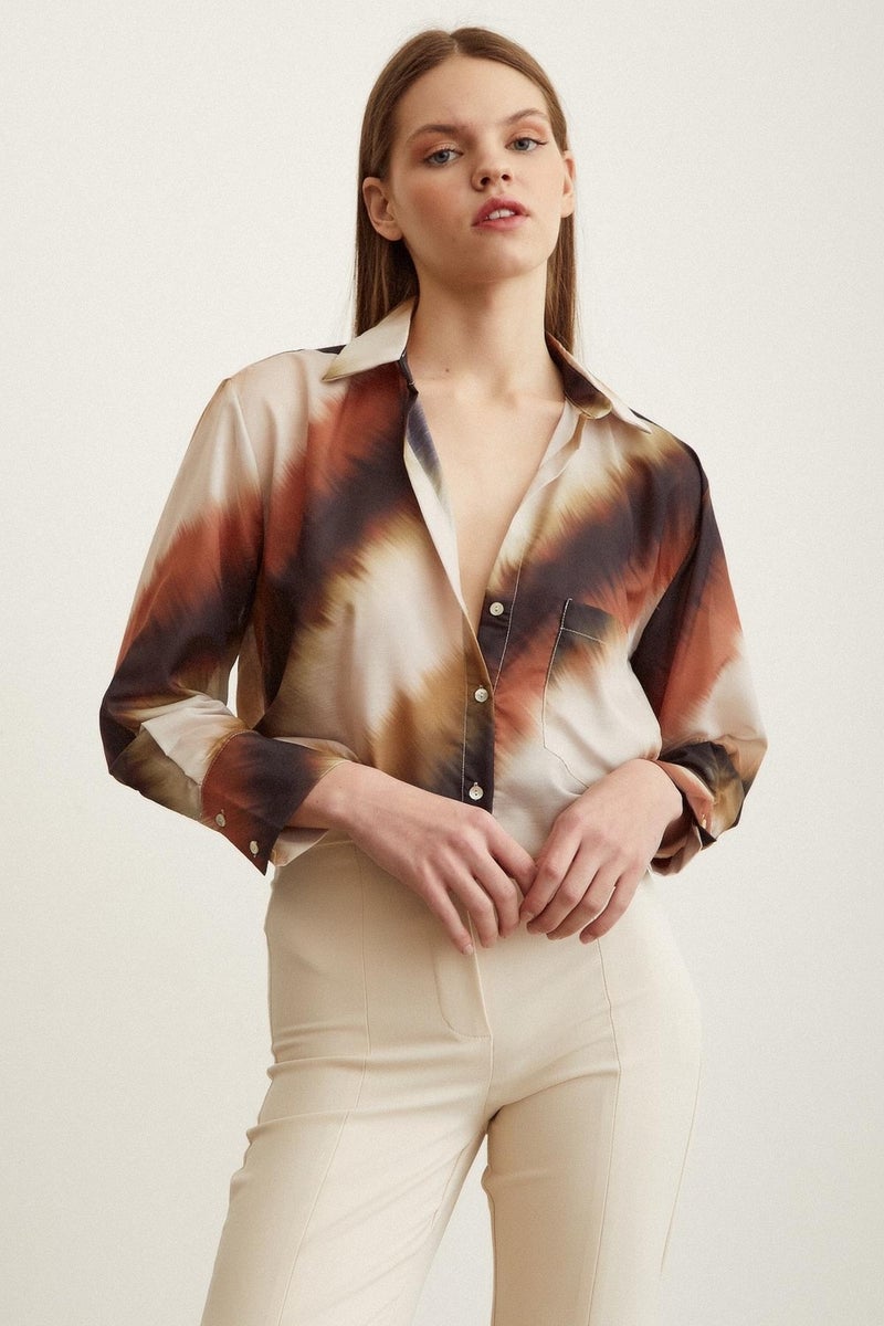 Never More Patterned Pocket Shirt - Image 4