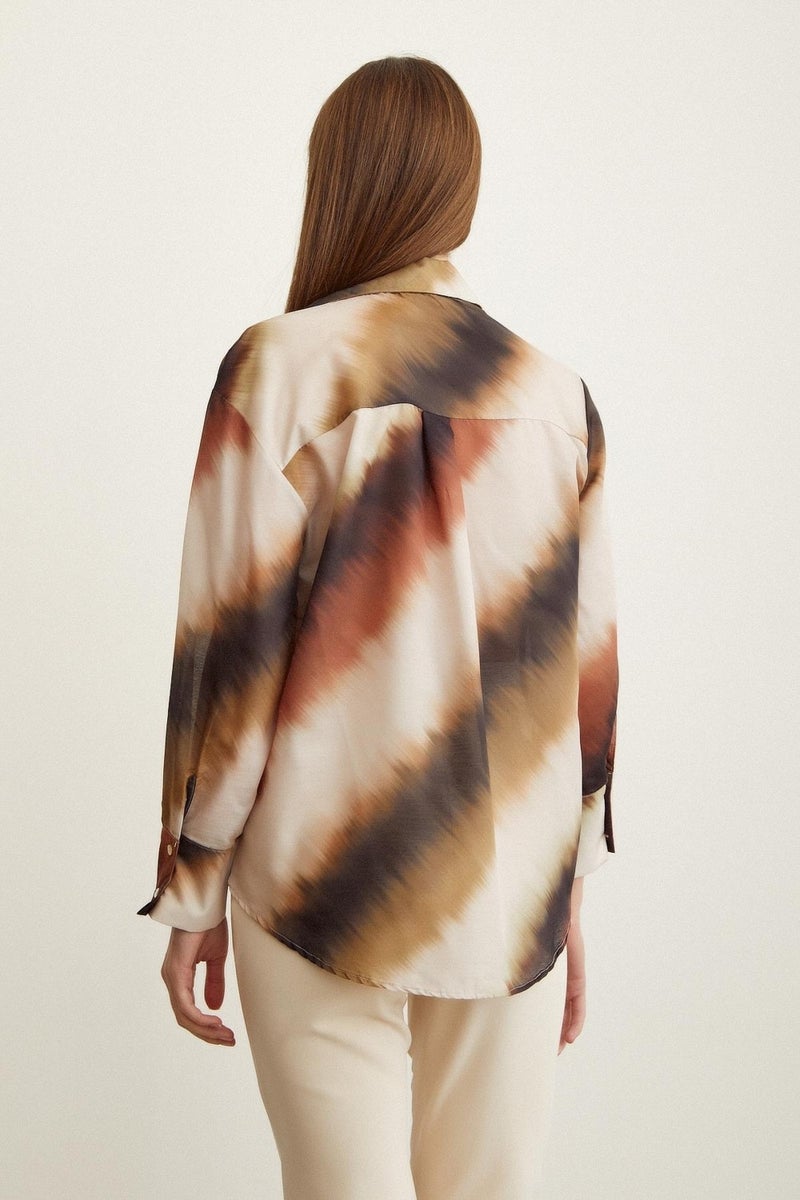 Never More Patterned Pocket Shirt - Image 5