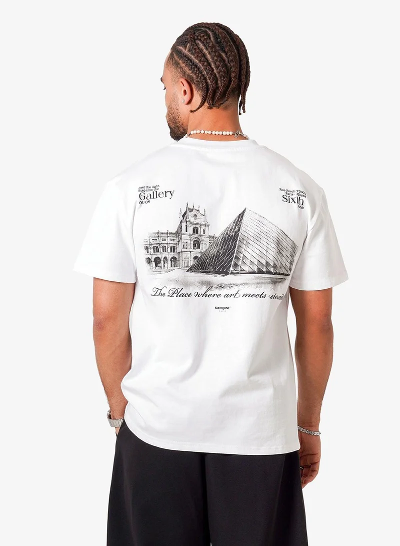 Sixth June Louvre Printed Ss Tshirt