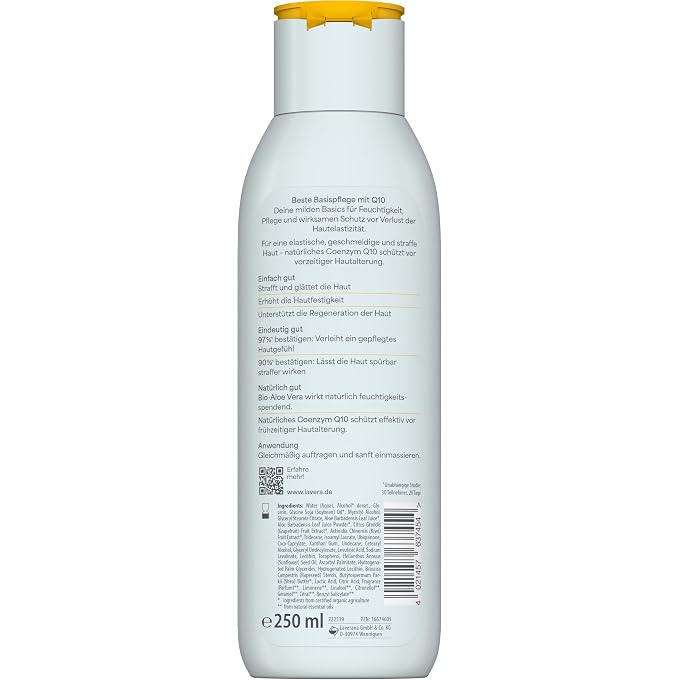 lavera basis sensitiv Body Lotion Firming - aloe vera & natural coenzyme - Image 3