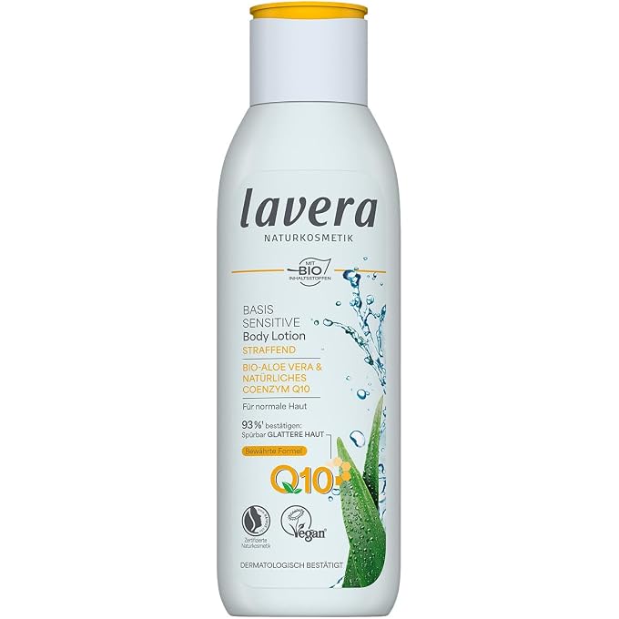 lavera basis sensitiv Body Lotion Firming - aloe vera & natural coenzyme - Image 1