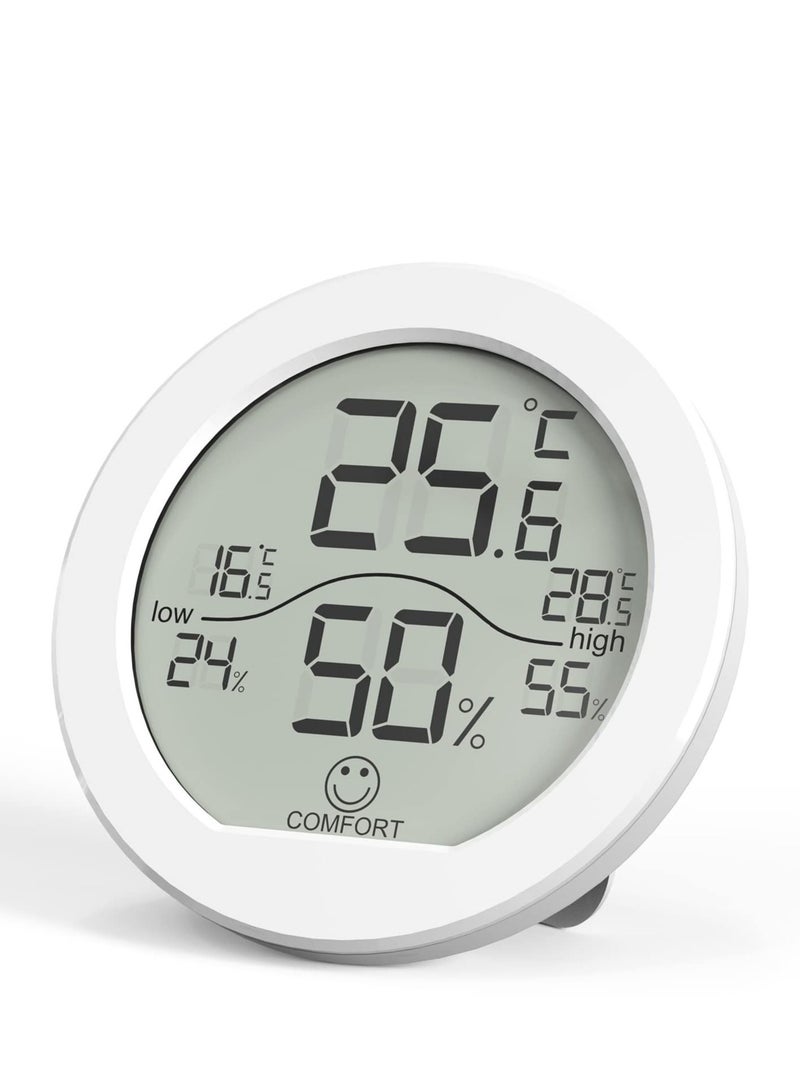 NIBEMINENT KR-TH1 Room Thermometer – Advanced and Humidity Gauge LCD Hygrometer with Max Min Records Easy to Install Durable Design High Accuracy Mechanism - Image 1