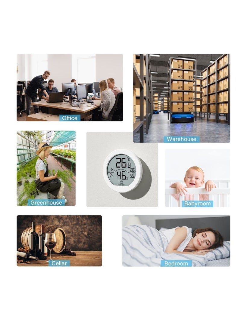 NIBEMINENT KR-TH1 Room Thermometer – Advanced and Humidity Gauge LCD Hygrometer with Max Min Records Easy to Install Durable Design High Accuracy Mechanism - Image 5