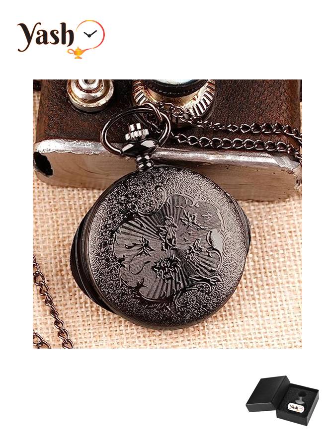 ياش ساعة جيب كوارتز على شكل عين صياد - Image 5