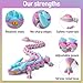 SYEFKJSA 3D Printed Dragon Eggs with Dragon Inside 12InchArticulated Fidget 3D Printed Animals Interesting Decorative Gift Easter Basket Essentials Stuffers Random Rainbow - Image 4
